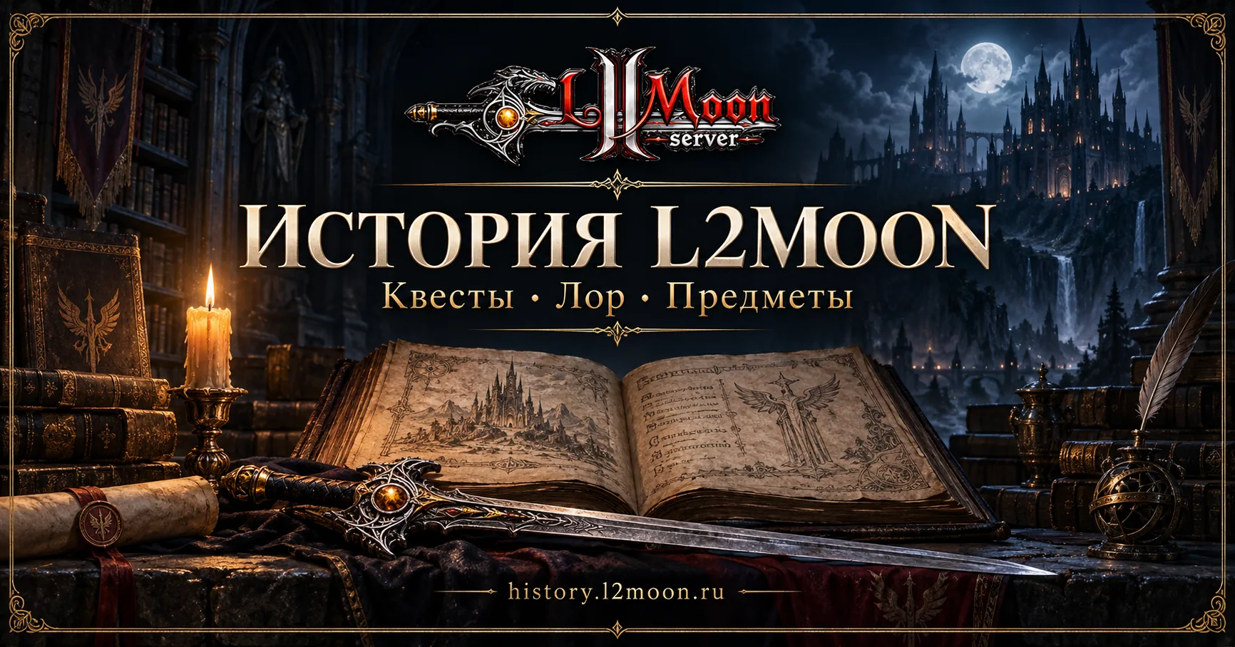 История L2Moon — квесты, лор и предметы